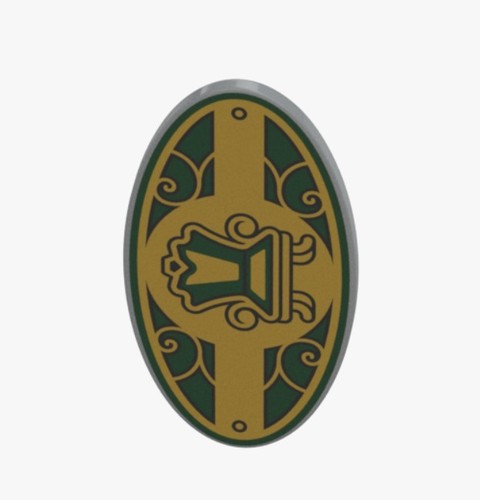 Lego ovaler schild grün - lego,